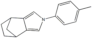 4,5,6,7-Tetrahydro-2-(p-tolyl)-4,7-methano-2H-isoindole Struktur