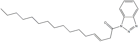 1-(3-Hexadecenoyl)-1H-benzotriazole Struktur