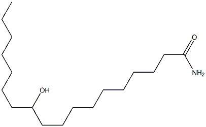 11-Hydroxyoctadecanamide Struktur