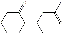 2-(1-Methyl-3-oxobutyl)cyclohexanone Struktur