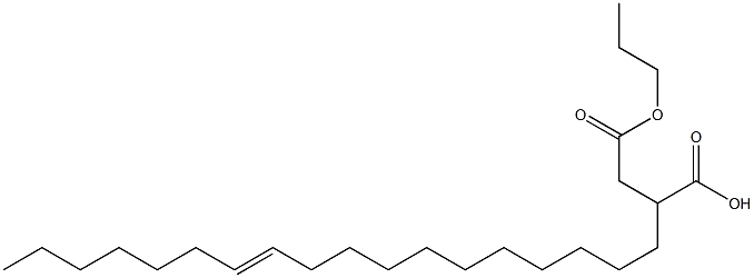 2-(11-Octadecenyl)succinic acid 1-hydrogen 4-propyl ester Struktur