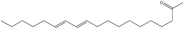 (11E,13E)-11,13-Nonadecadien-2-one Struktur