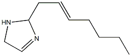 2-(2-Heptenyl)-3-imidazoline Struktur