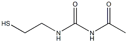 1-Acetyl-3-(2-mercaptoethyl)urea Struktur