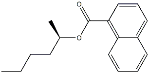 [R,(-)]-2-Hexanol 1-naphthoate Struktur