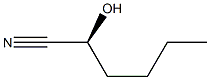 (2S)-2-Hydroxyhexanenitrile Struktur