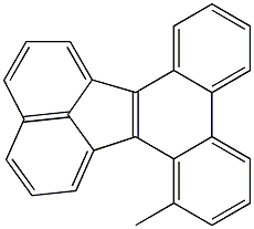 1-Methyldibenzo[j,l]fluoranthene Struktur