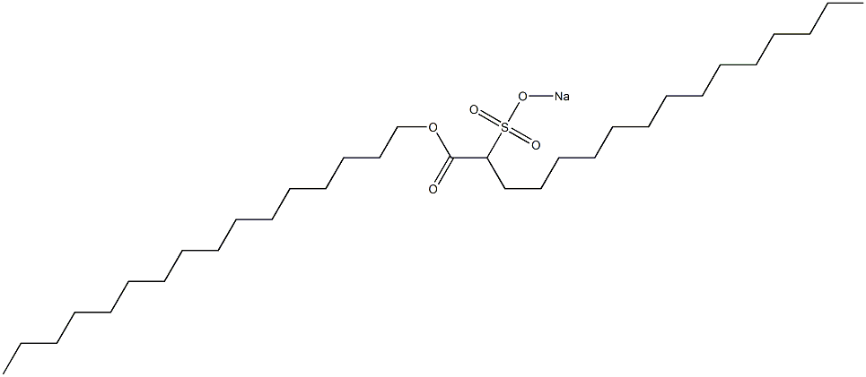 2-(Sodiosulfo)hexadecanoic acid hexadecyl ester Struktur