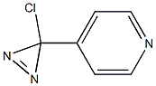 3-(4-Pyridyl)-3-chloro-3H-diazirine Struktur