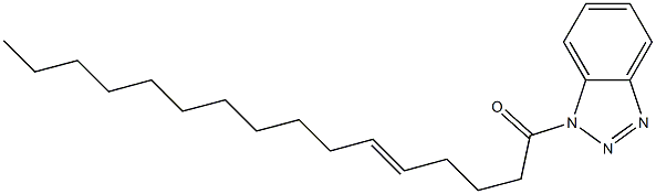 1-(5-Hexadecenoyl)-1H-benzotriazole Struktur