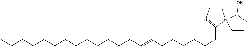 1-Ethyl-2-(7-henicosenyl)-1-(1-hydroxyethyl)-2-imidazoline-1-ium Struktur