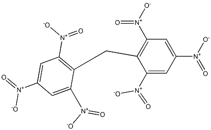 1,1'-Methylenebis(2,4,6-trinitrobenzene) Struktur