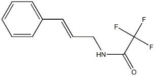 N-(3-Phenyl-2-propenyl)trifluoroacetamide Struktur