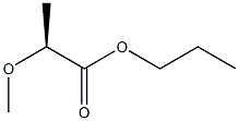 [S,(-)]-2-Methoxypropionic acid propyl ester Struktur