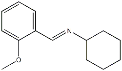 N-Cyclohexyl-2-methoxybenzenemethanimine Struktur