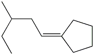 1-(3-Methylpentylidene)cyclopentane Struktur