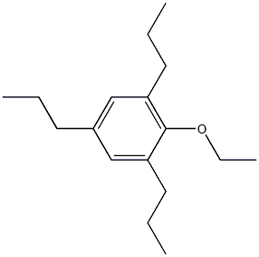 1-Ethoxy-2,4,6-tripropylbenzene Struktur