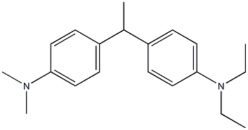 N,N-Diethyl-N',N'-dimethyl(4,4'-ethylidenedianiline) Struktur