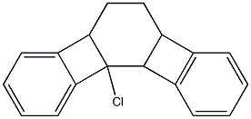 4b,5,6,6a,10b,10c-Hexahydro-10b-chlorobenzo[3,4]cyclobuta[1,2-a]biphenylene Struktur