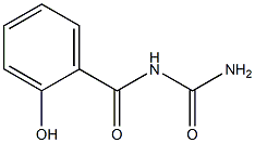 N-(2-Hydroxybenzoyl)urea Struktur