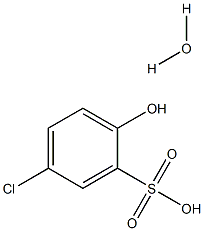 4-Chlorophenol-2-sulfonic acid hydrate Struktur