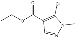 5-Chloro-1-methyl-1H-pyrazole-4-carboxylic acid ethyl ester Struktur