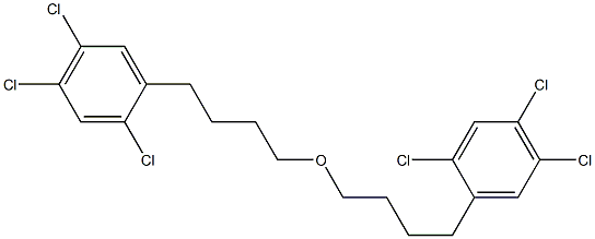 2,4,5-Trichlorophenylbutyl ether Struktur