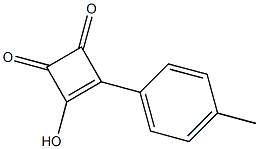 3-(4-Methylphenyl)-4-hydroxy-3-cyclobutene-1,2-dione Struktur