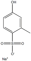 4-Hydroxy-2-methylbenzenesulfonic acid sodium salt Struktur