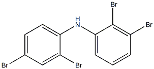 2,3-Dibromophenyl 2,4-dibromophenylamine Struktur