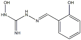 1-[[2-Hydroxybenzylidene]amino]-3-hydroxyguanidine Struktur