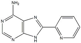 6-Amino-8-(2-pyridinyl)-9H-purine Struktur