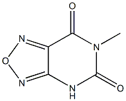 6-Methyl[1,2,5]oxadiazolo[3,4-d]pyrimidine-5,7(4H,6H)-dione Struktur