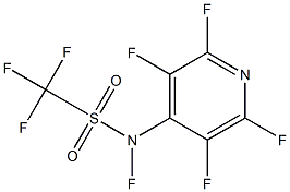 2,3,5,6-Tetrafluoro-4-[fluoro(trifluoromethylsulfonyl)amino]pyridine Struktur