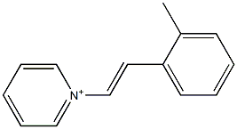 1-[2-(o-Tolyl)ethenyl]pyridinium Struktur