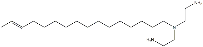 2,2'-(14-Hexadecenylimino)bis(ethanamine) Struktur