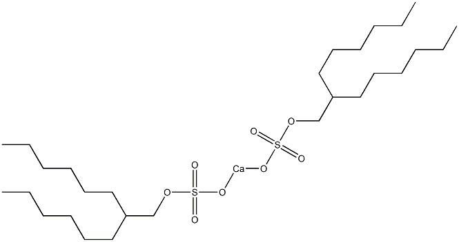 Bis(2-hexyloctyloxysulfonyloxy)calcium Struktur