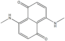 4,8-Bis(methylamino)naphthalene-1,5-dione Struktur