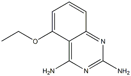 2,4-Diamino-5-ethoxy-quinazoline Struktur