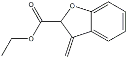 2,3-Dihydro-3-methylenebenzofuran-2-carboxylic acid ethyl ester Struktur