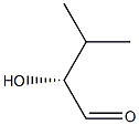 [R,(+)]-2-Hydroxy-3-methylbutyraldehyde Struktur