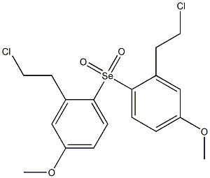 (2-Chloroethyl)4-methoxyphenyl selenone Struktur