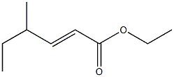 4-Methyl-2-hexenoic acid ethyl ester Struktur