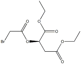 [R,(+)]-2-[(Bromoacetyl)oxy]succinic acid diethyl ester Struktur