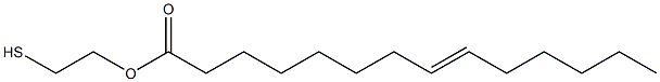 8-Tetradecenoic acid 2-mercaptoethyl ester Struktur