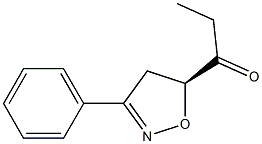 (5S)-5-Propionyl-3-phenyl-2-isoxazoline Struktur