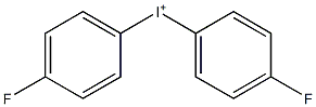 Bis(4-fluorophenyl)iodonium Struktur