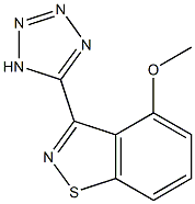 3-(1H-Tetrazol-5-yl)methoxy-1,2-benzisothiazole Struktur