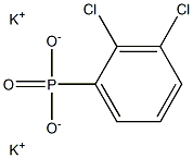 2,3-Dichlorophenylphosphonic acid dipotassium salt Struktur