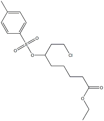 8-Chloro-6-(tosyloxy)octanoic acid ethyl ester Struktur